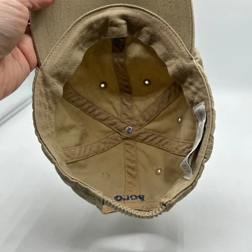 Polo Ralph Lauren The Iconic Cotton Chino Hat Cap Khaki Baby 12 - 24 Months